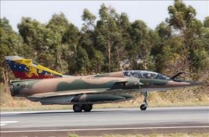 En la imagen, un avión Mirage 50. 